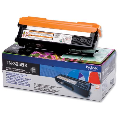 Brother TN325BK (TN-325BK) Cartouche de toner Noir authentique (TVA incluse)