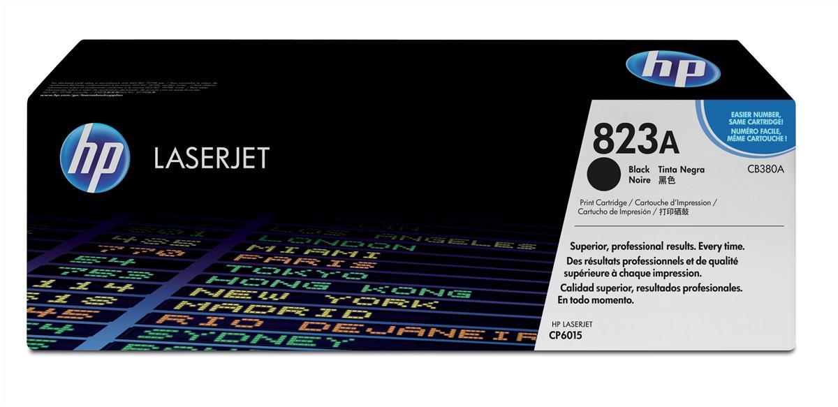 HP CB380A (823A) Cartouche de toner Noir authentique (TVA incluse)