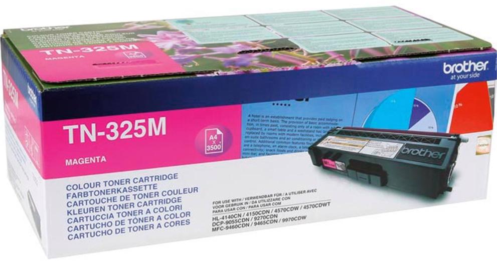 Brother TN325M (TN-325M) Cartouche de toner Magenta authentique (TVA incluse)