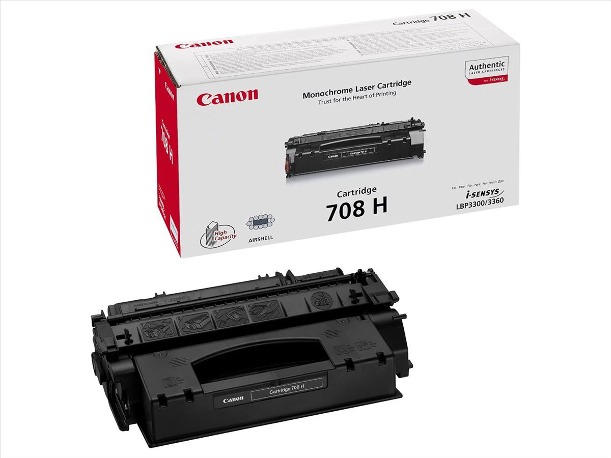 Canon 708H (0917B002) Cartouche de toner Noir authentique (TVA incluse)