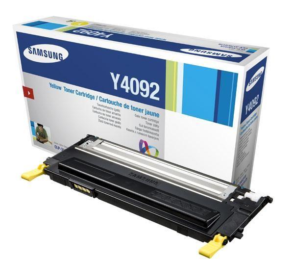 Samsung CLT-Y4092S (SU482A) Cartouche de toner Jaune authentique (TVA incluse)