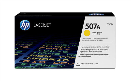 HP CE402A (507A) Cartouche de toner Jaune authentique (TVA incluse)