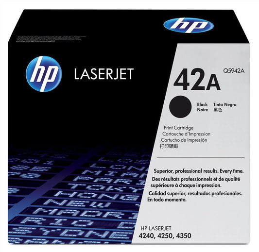 HP Q5942A (42A) Cartouche de toner Noir authentique (TVA incluse)