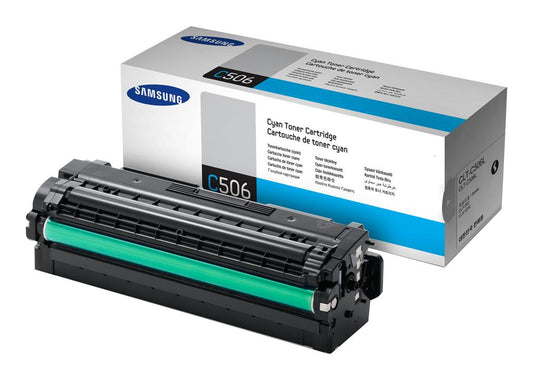 Samsung CLT-C506L (SU038A) Cartouche de toner Cyan authentique (TVA incluse)