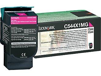 Lexmark C544X1MG Cartouche de toner Magenta authentique (TVA incluse)