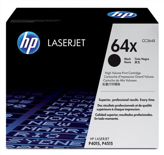 HP CC364X (64X) Cartouche de toner Noir authentique (TVA incluse)