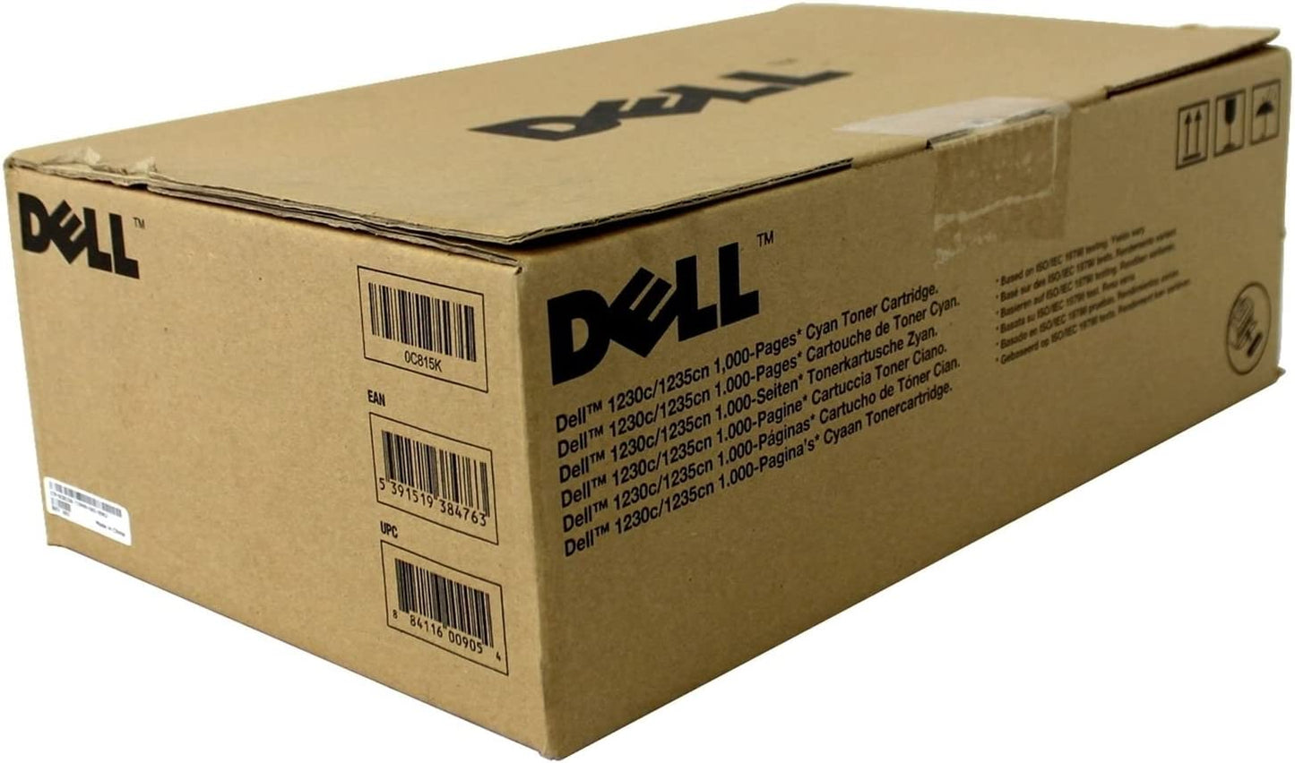 Dell Dell 1230C/1235cnc 593-10494 J069K C815K Standard (593-10494) Cartouche de toner Cyan authentique (TVA incluse)