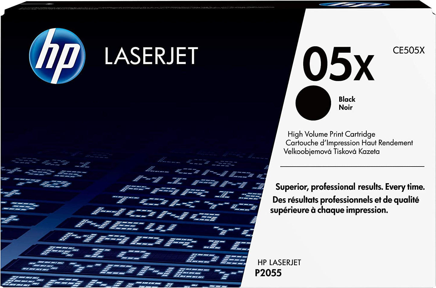 HP CE505X (05X) Cartouche de toner Noir authentique (TVA incluse)