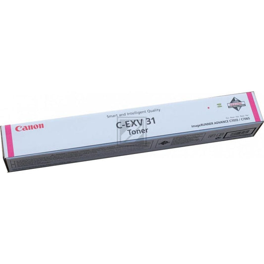 Canon C-EXV31M (2800B002) Cartouche de toner Magenta authentique (TVA incluse)