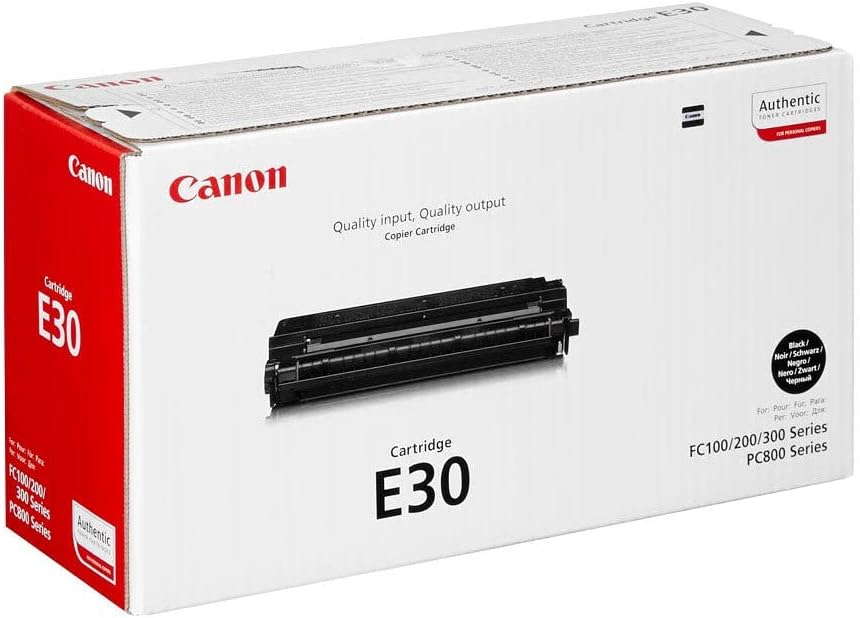 Canon E30 (1491A003) Cartouche de toner Noir authentique (TVA incluse)