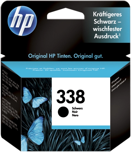 HP 338 C8765EE cartouche d'encre authentique noir (TVA incluse)