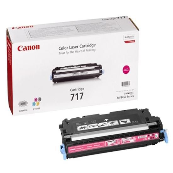 Canon 717M (2576B002) Cartouche de toner Magenta authentique (TVA incluse)