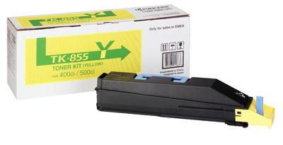 Kyocera TK-855Y (1T02H7AEU0) Cartouche de toner Jaune authentique (TVA incluse)