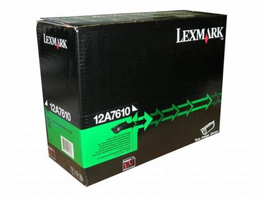 Lexmark 12A7610 Cartouche de toner Noir authentique (TVA incluse)