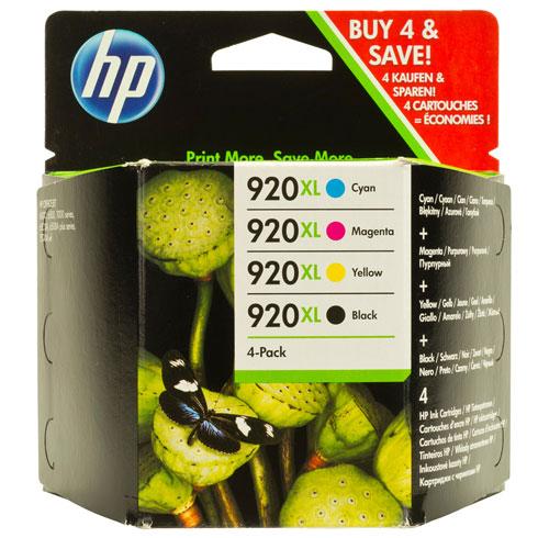 HP C2N92AE 920XL Multipack (CMYK), cartouche d'encre authentique - (TVA incluse)