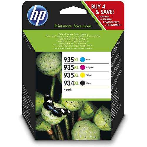 HP 934XL/935XL X4E14AE cartouche d'encre authentique CMYK (TVA incluse)