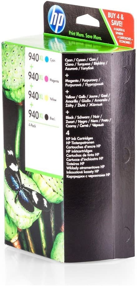 HP 940XL C2N93AE Multipack CMYK, cartouche d'encre authentique - (TVA incluse)