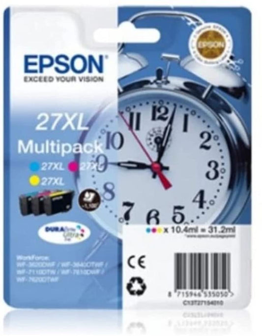 Epson 27XL Multipack cartouche d'encre authentique CMY (TVA incluse)