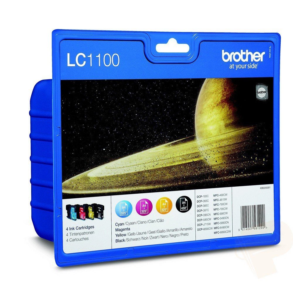 Brother LC1100 Multipack CMYK cartouche d'encre authentique (TVA incluse)