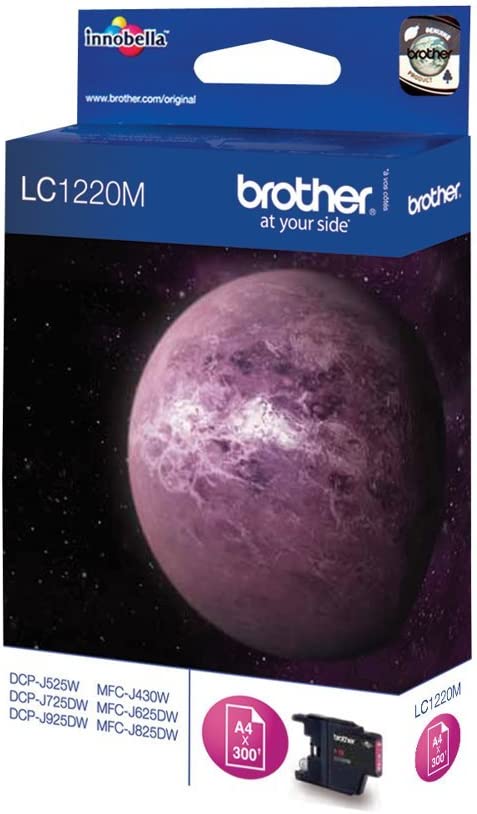 Brother LC1220M cartouche d'encre authentique magenta (TVA incluse)