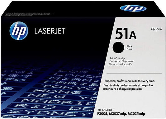 HP Q7551A 51A noir cartouche de toner authentique (TVA incluse)