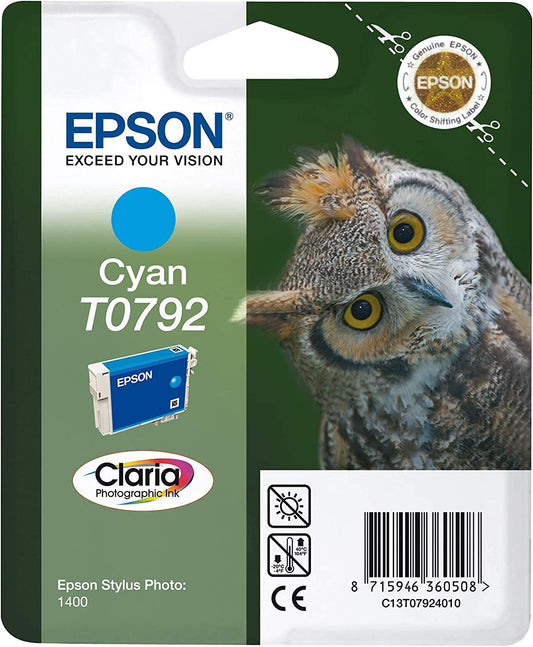 Epson T0792 Cyan cartouche d'encre authentique (TVA incluse)