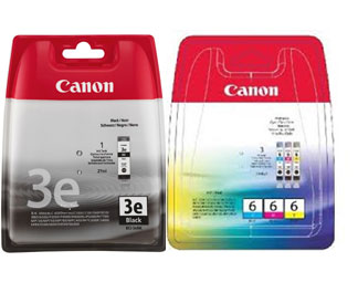 Canon BCI3eBK BCI-6B/C/M/Y Noir Cyan Magenta Jaune Cartouche d'encre (TVA incluse)