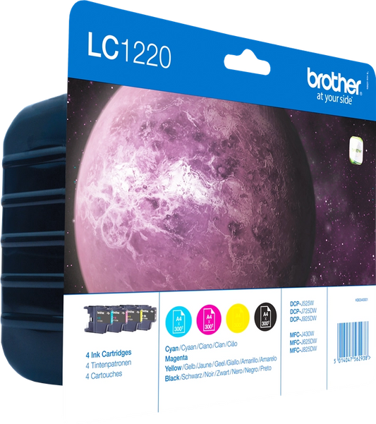 Brother LC1220 Multipack CMYK cartouche d'encre authentique (TVA incluse)