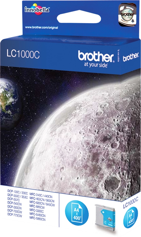 Brother LC1000C cartouche d'encre authentique cyan (TVA incluse)