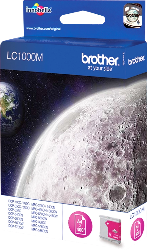 Brother LC1000M cartouche d'encre authentique magenta (TVA incluse)