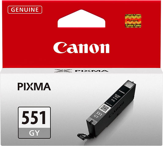 Canon CLI-551GY Gris, cartouche d'encre authentique - (TVA incluse)